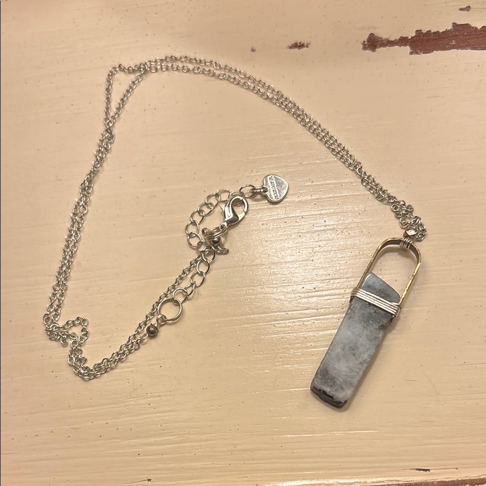 Nakamol Natural Stone & Silver Necklace - Picture 2 of 7
